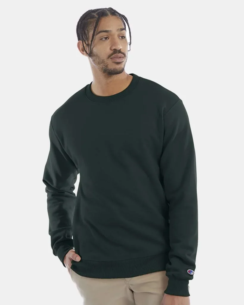 Champion 50/50 Crewneck Sweatshirt Dark Green