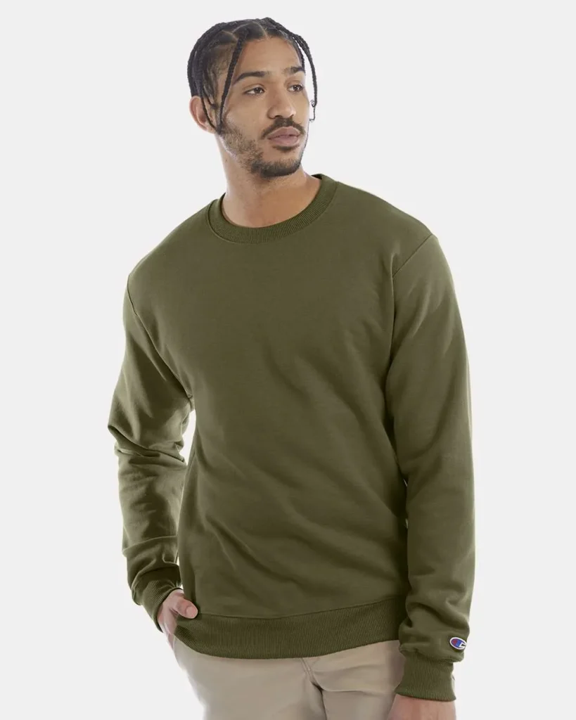 Champion 50/50 Crewneck Sweatshirt Fresh Olive