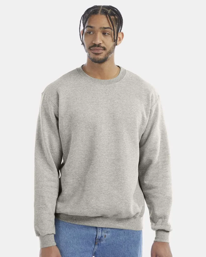 Champion 50/50 Crewneck Sweatshirt Oatmeal Heather