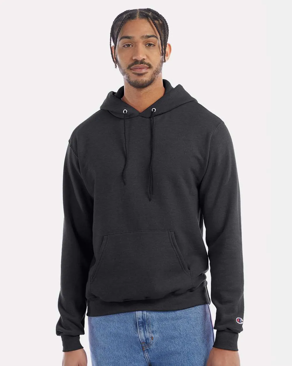 Champion 50/50 Hooded Sweatshirt Charcoal Heather