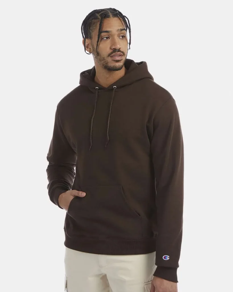Champion 50/50 Hooded Sweatshirt Chocolate Brown