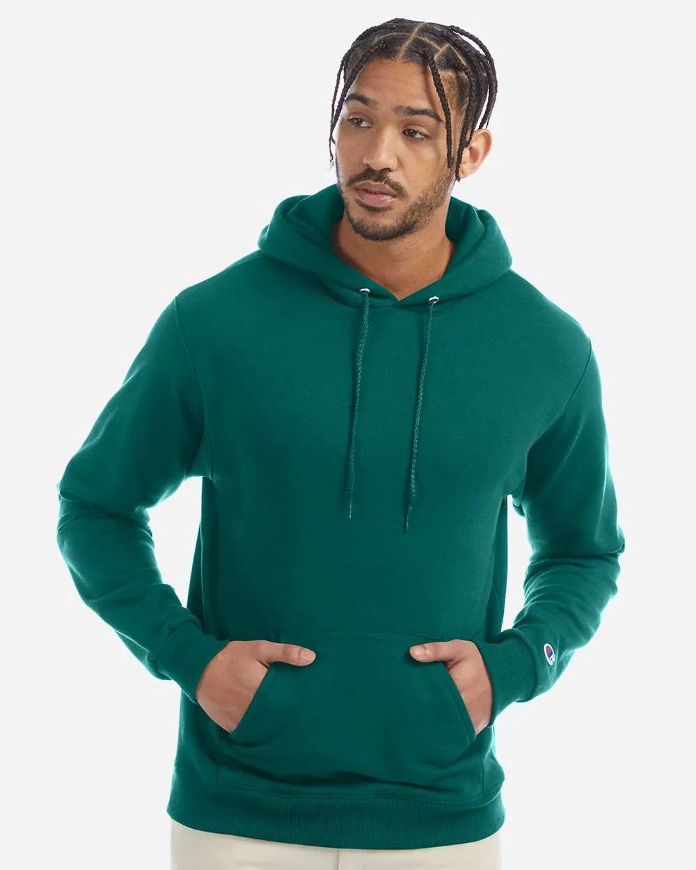Champion 50/50 Hooded Sweatshirt Emerald Green