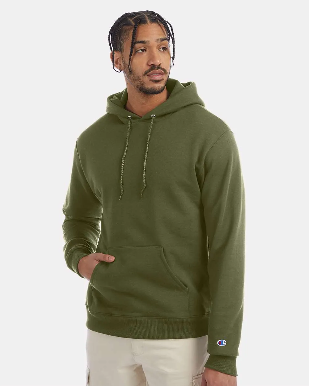 Champion 50/50 Hooded Sweatshirt Fresh Olive