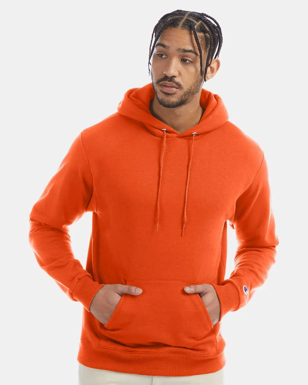 Champion 50/50 Hooded Sweatshirt Orange