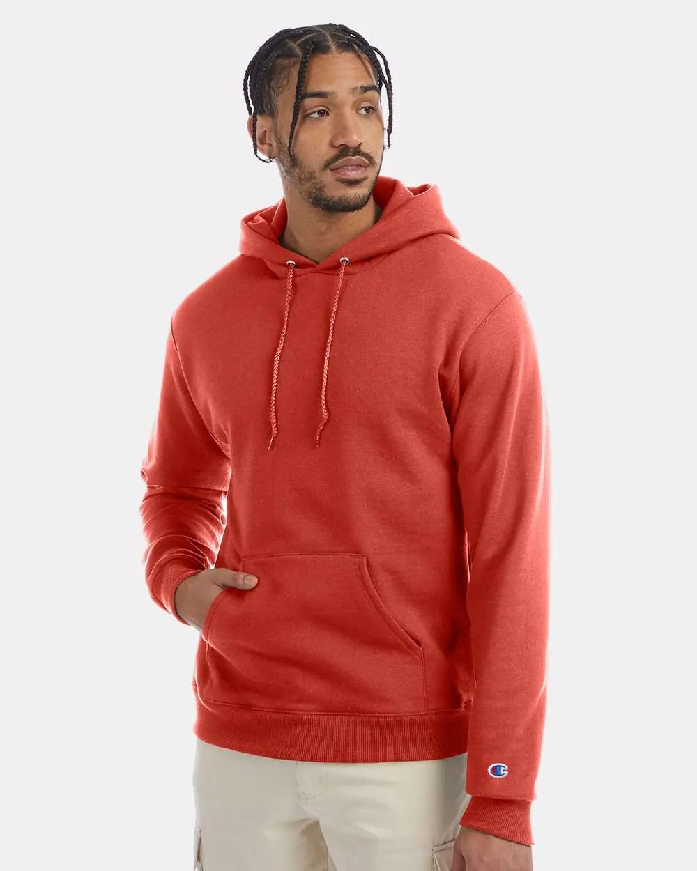 Champion 50/50 Hooded Sweatshirt Red River Clay