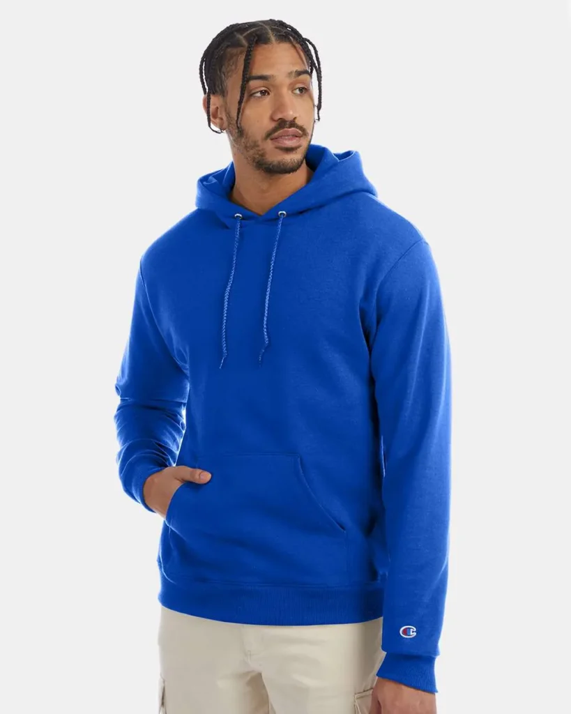 Champion 50/50 Hooded Sweatshirt Royal Blue