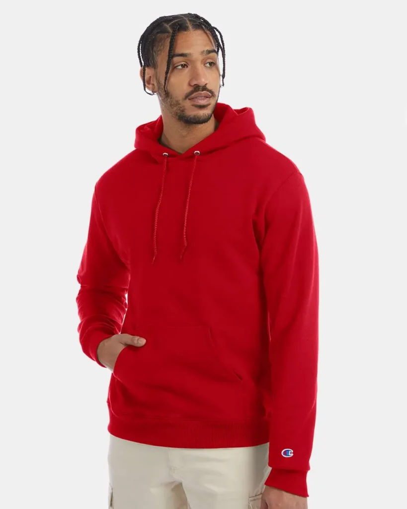 Champion 50/50 Hooded Sweatshirt Scarlet