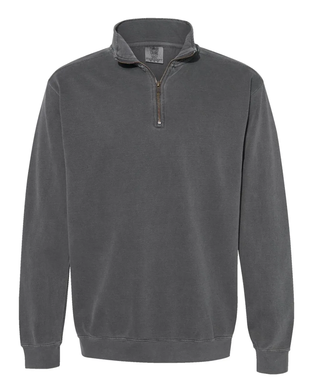 Comfort Colors Garment-Dyed Quarter-Zip Sweatshirt Pepper