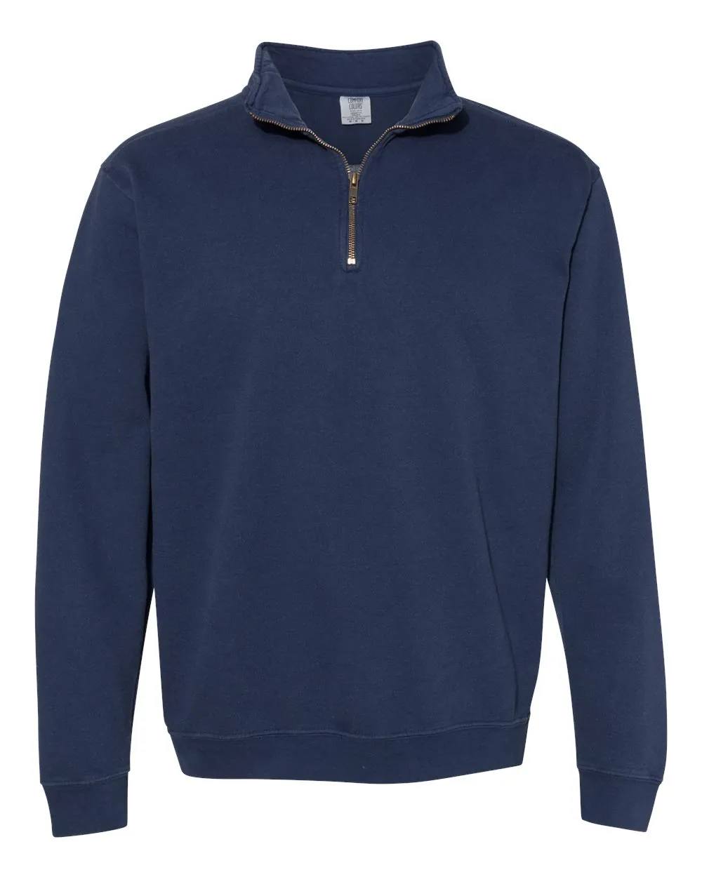 Comfort Colors Garment-Dyed Quarter-Zip Sweatshirt True Navy