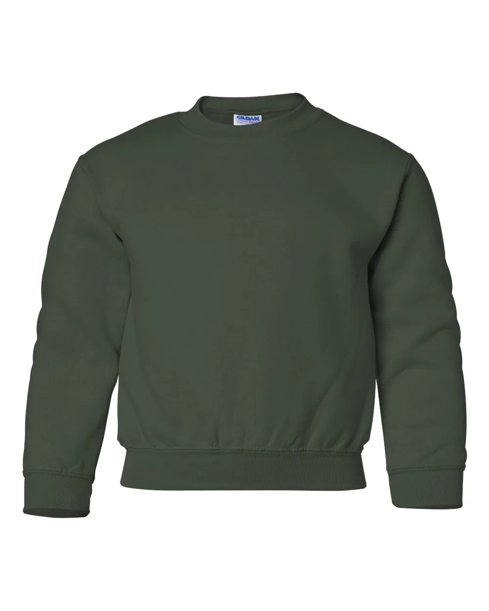 Gildan Youth Heavy Blend Crewneck Sweatshirt Forest