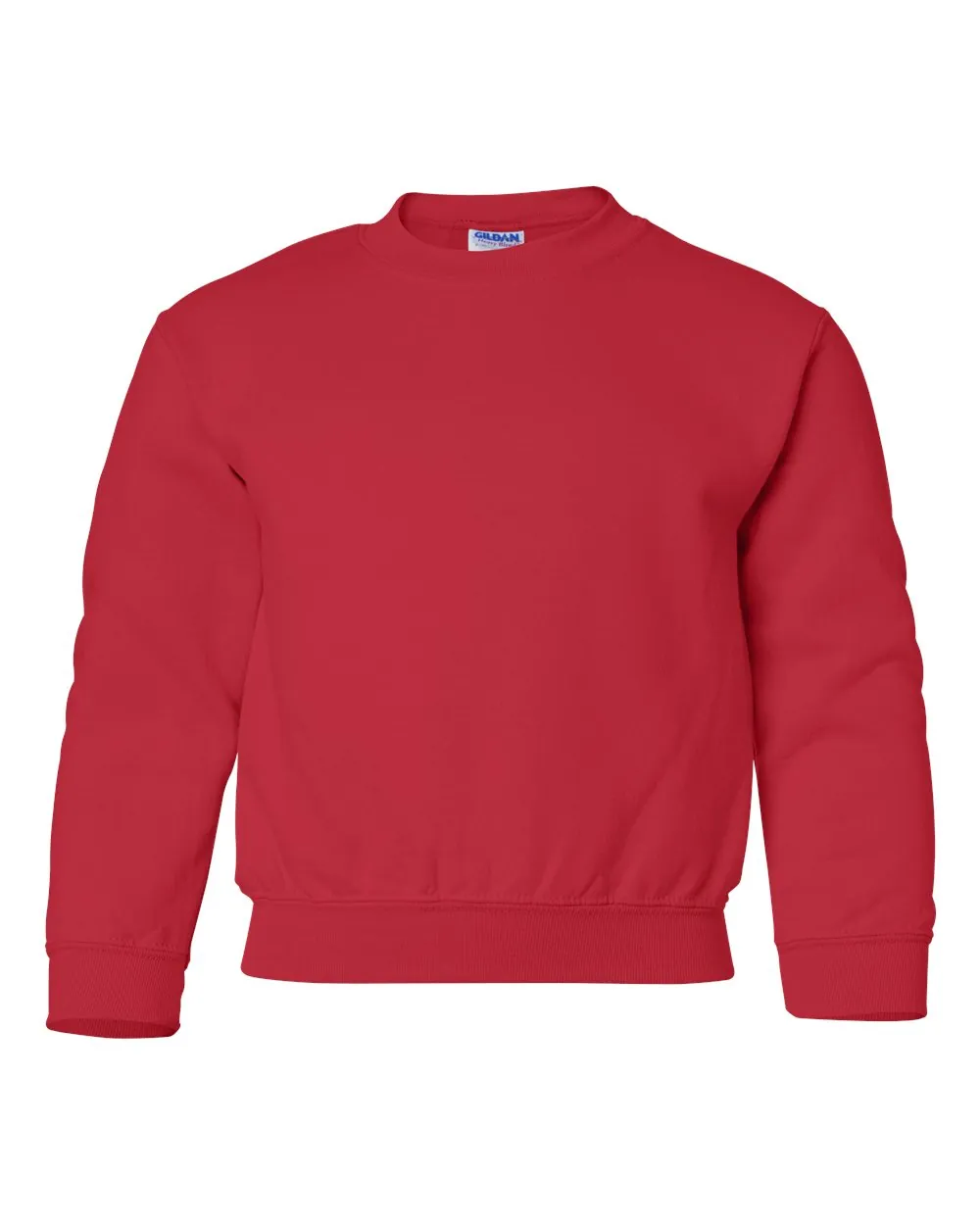 Gildan Youth Heavy Blend Crewneck Sweatshirt Red