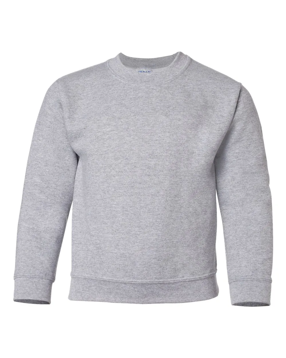 Gildan Youth Heavy Blend Crewneck Sweatshirt Sport Grey