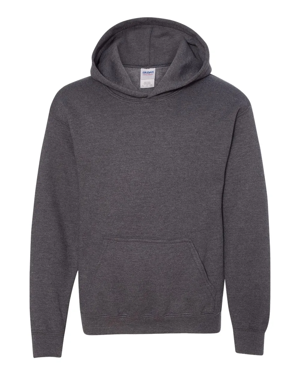 Gildan Youth Hooded Sweatshirt Dark Heather
