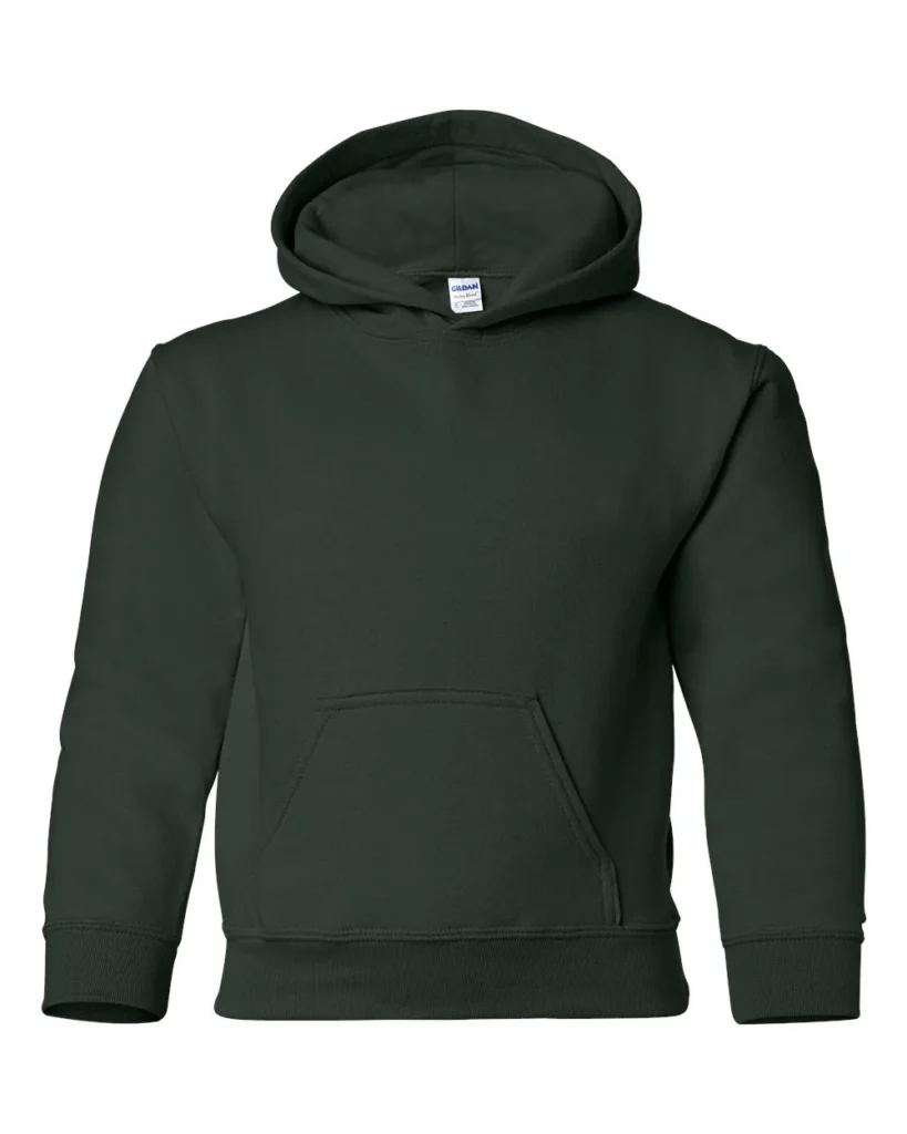 Gildan Youth Hooded Sweatshirt Forest