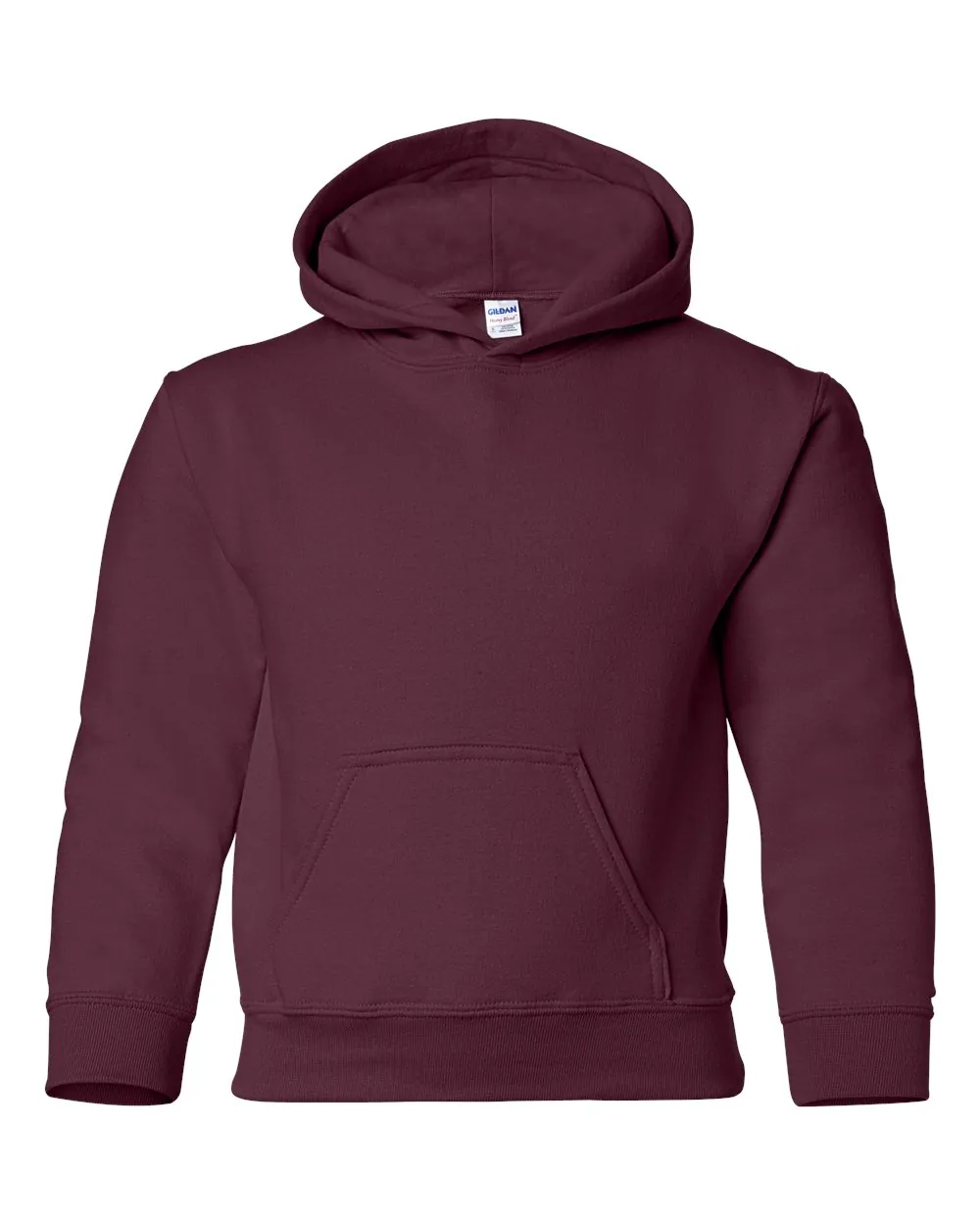 Gildan Youth Hooded Sweatshirt Maroon