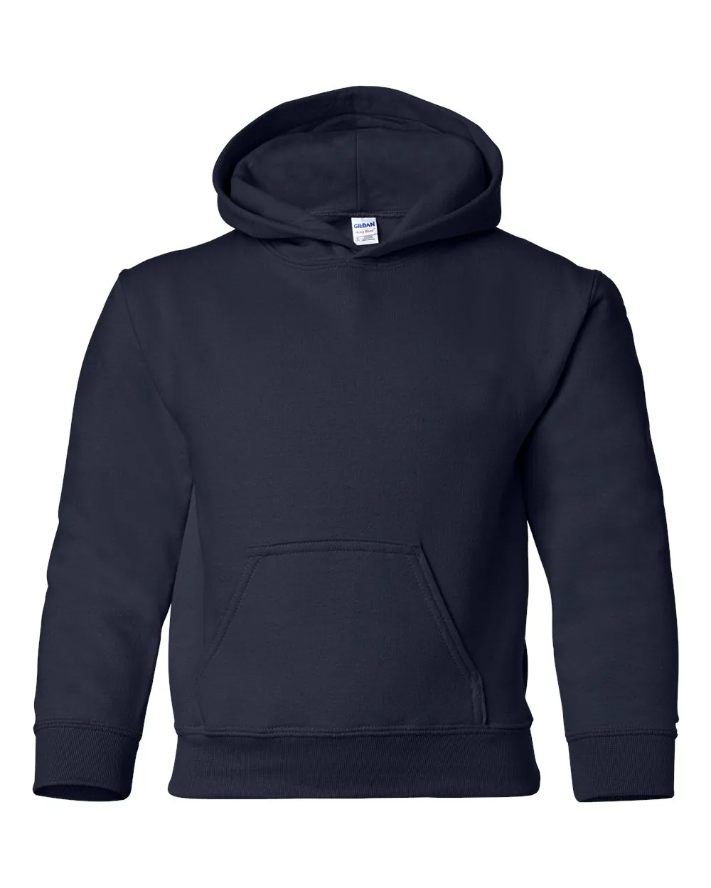 Gildan Youth Hooded Sweatshirt Navy