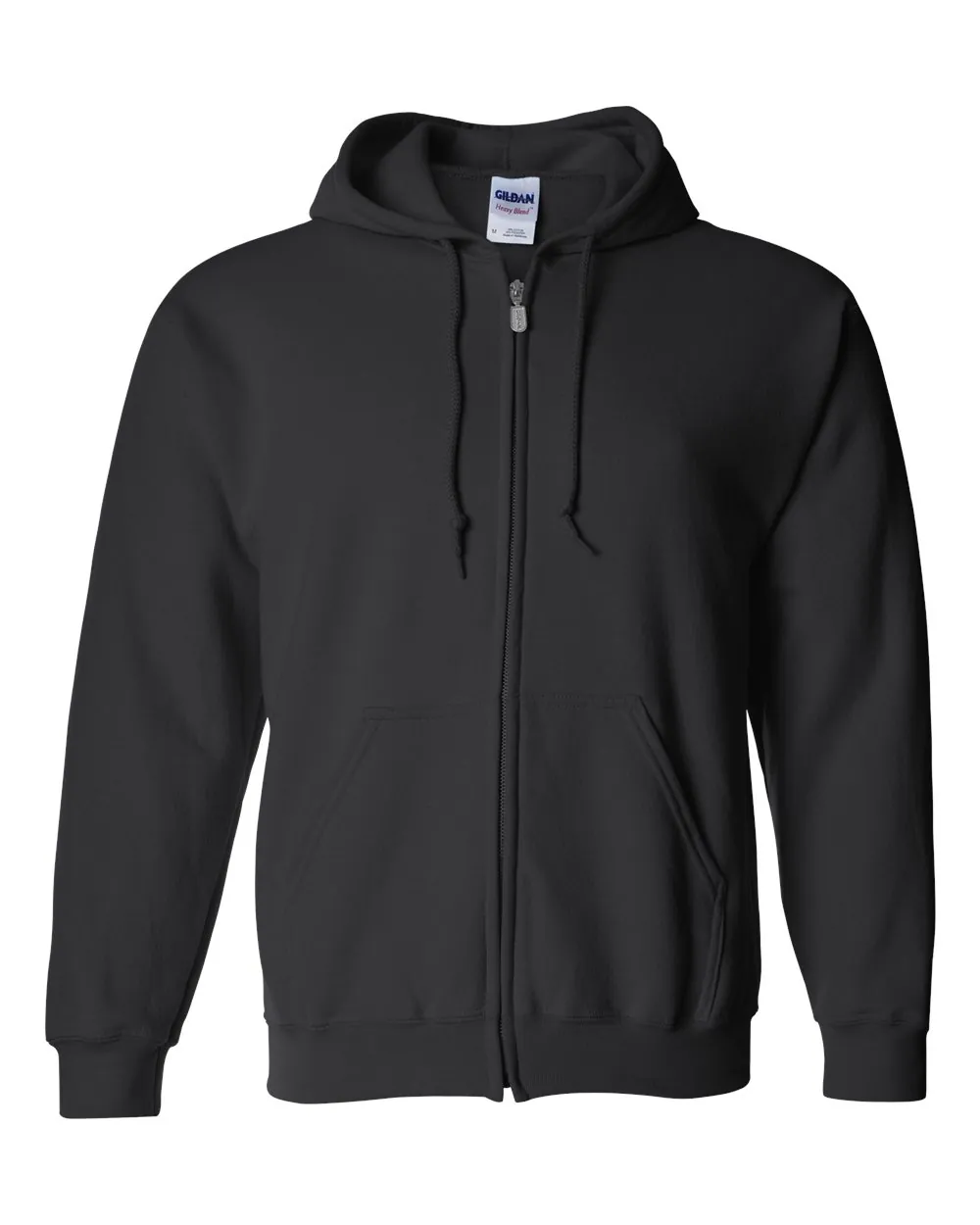 Gildan Heavy Blend Full-zip Hooded Sweatshirt Black