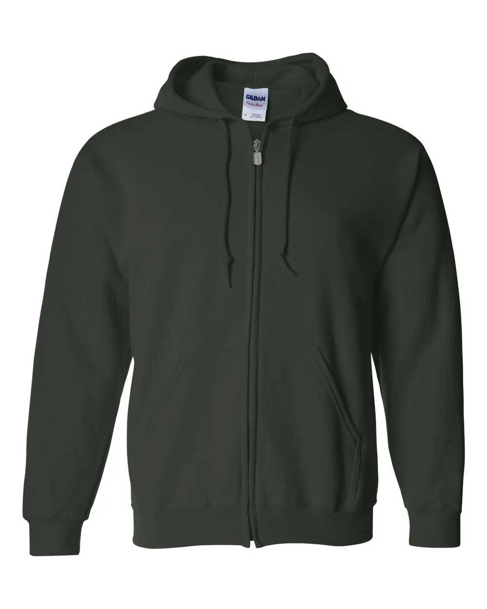 Gildan Heavy Blend Full-zip Hooded Sweatshirt Forest