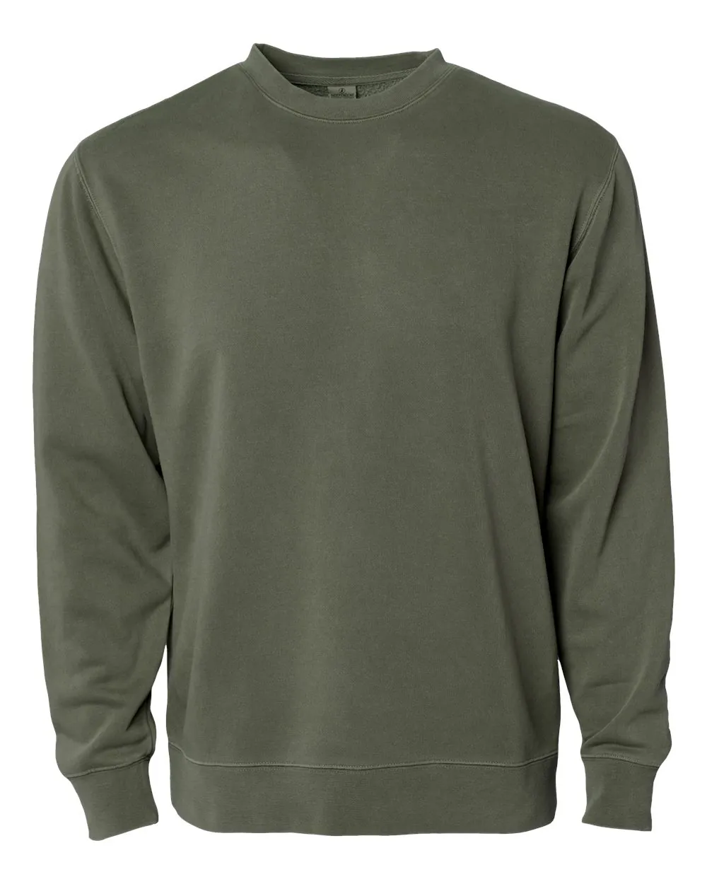 Independent Trading Co Midweight Pigment-Dyed Crewneck Sweatshirt Pigment Army