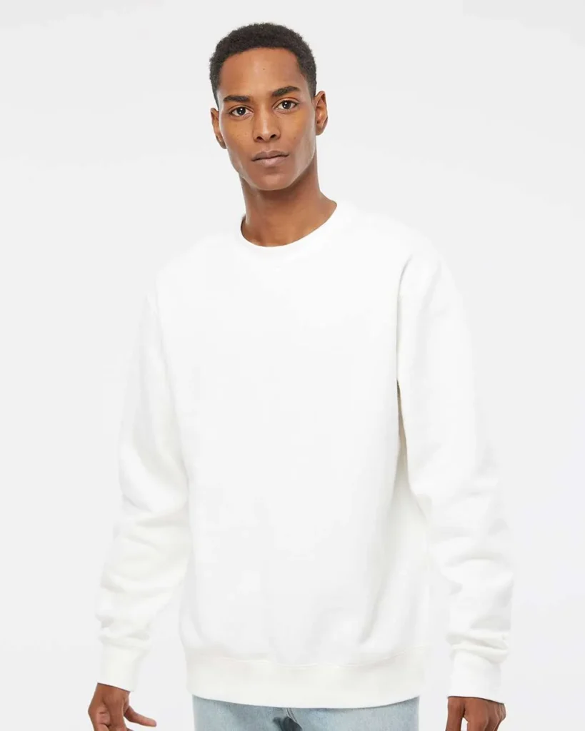 Independent Trading Co Midweight Pigment-Dyed Crewneck Sweatshirt Prepared For Dye