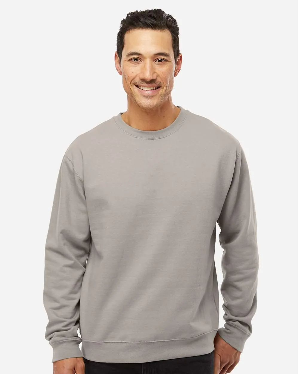 Independent Trading Co Midweight Crewneck Sweatshirt Cement