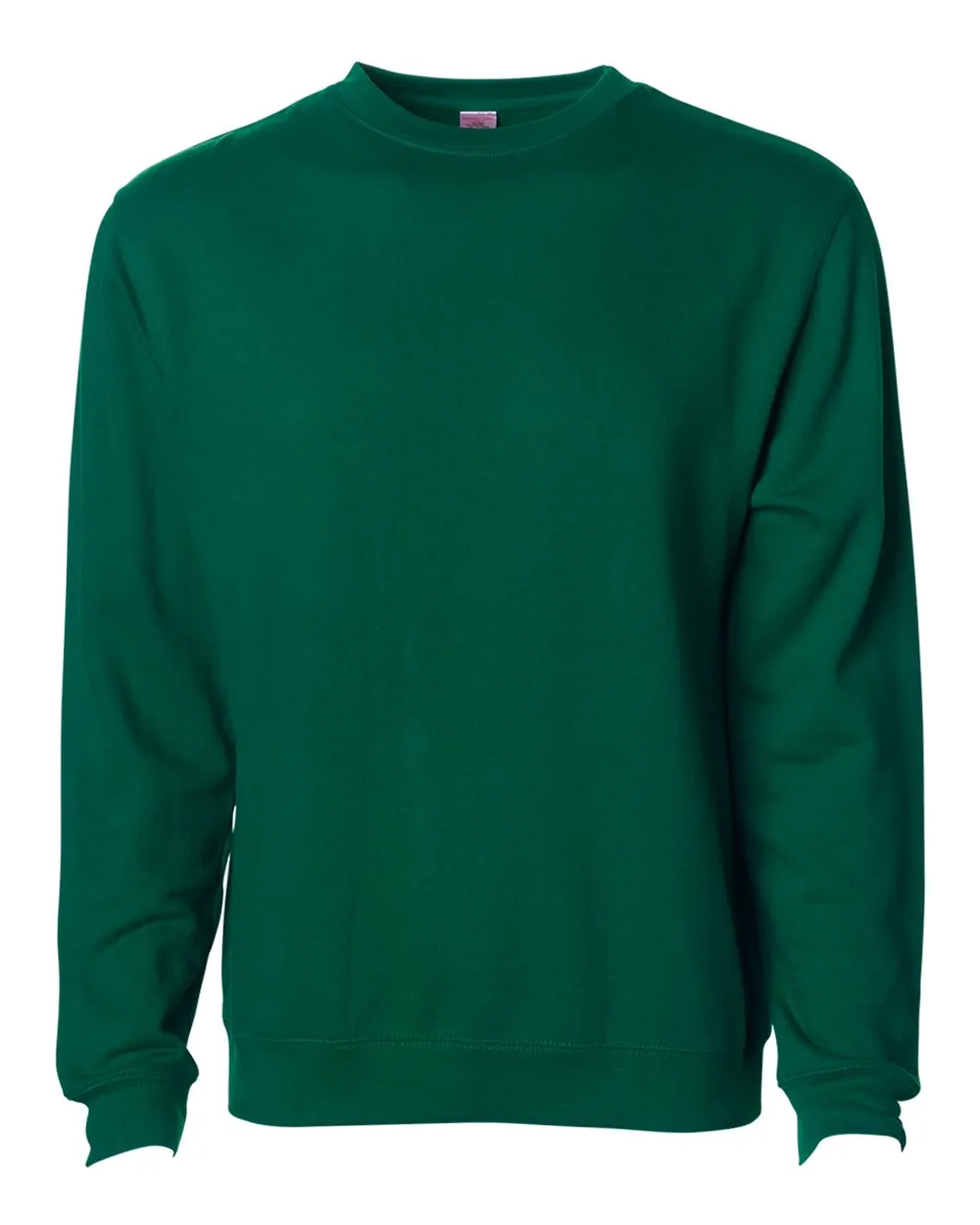 Independent Trading Co Midweight Crewneck Sweatshirt Dark Green