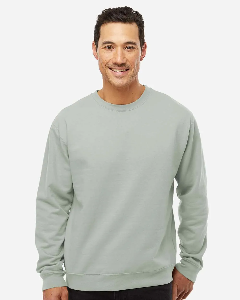 Independent Trading Co Midweight Crewneck Sweatshirt Dusty Sage