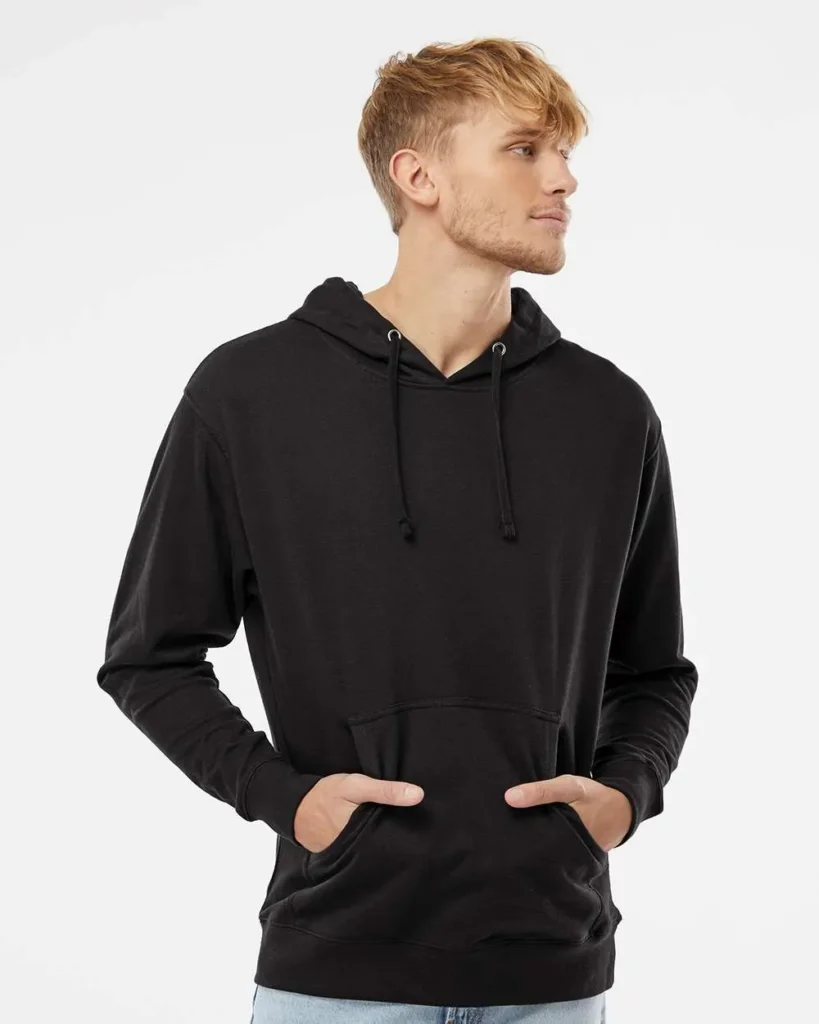 Independent Trading Midweight Hooded Sweatshirt Black