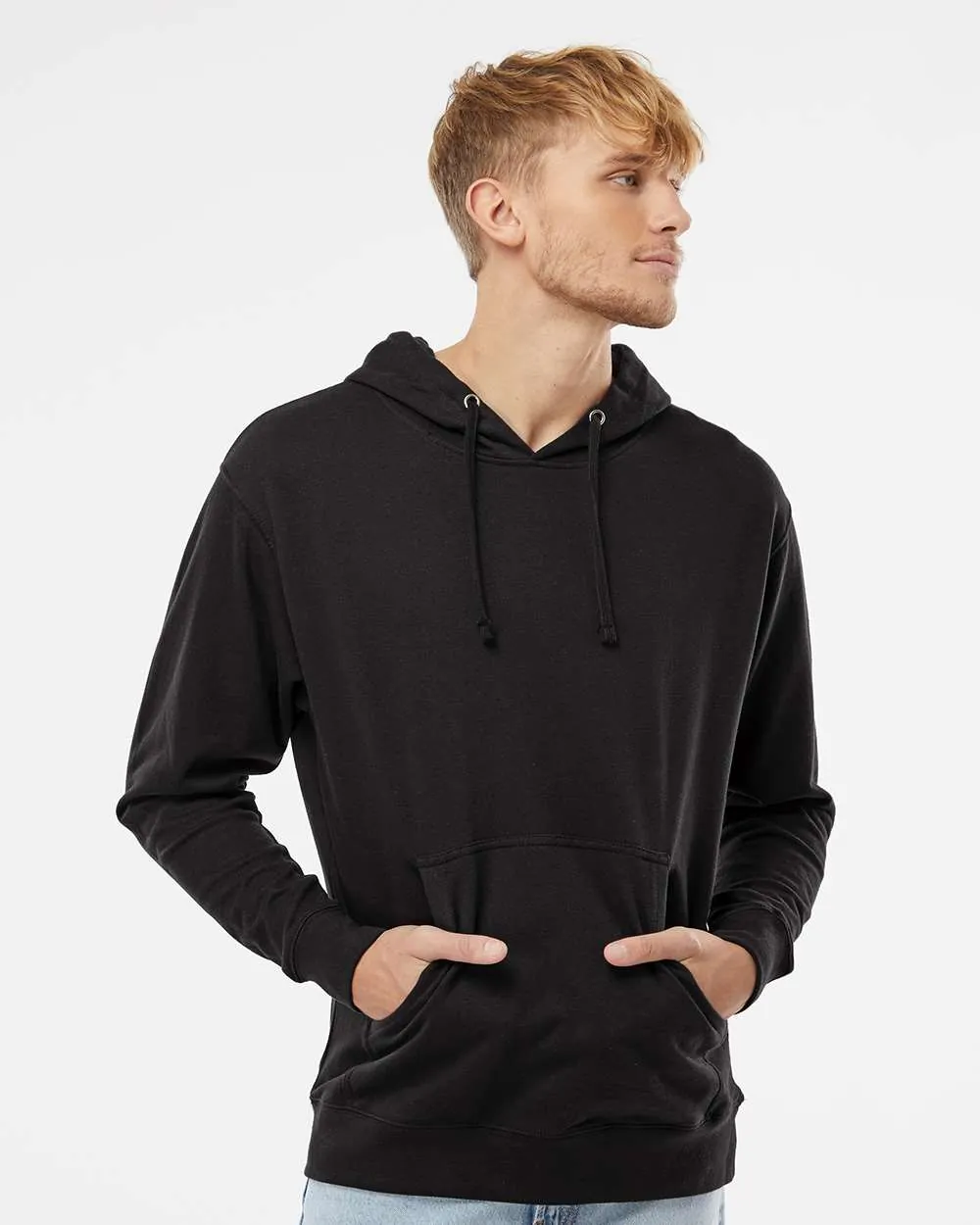 Independent Trading Midweight Hooded Sweatshirt Black