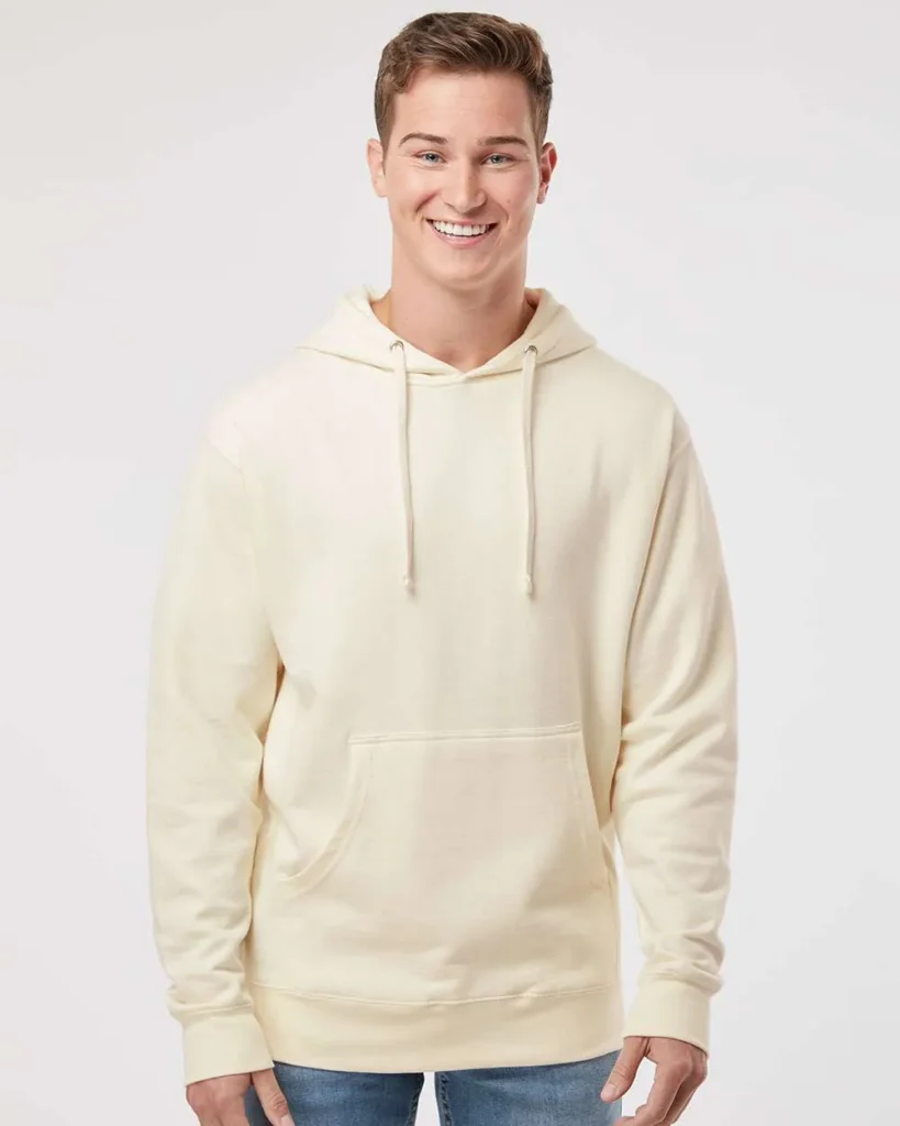 Independent Trading Midweight Hooded Sweatshirt Bone