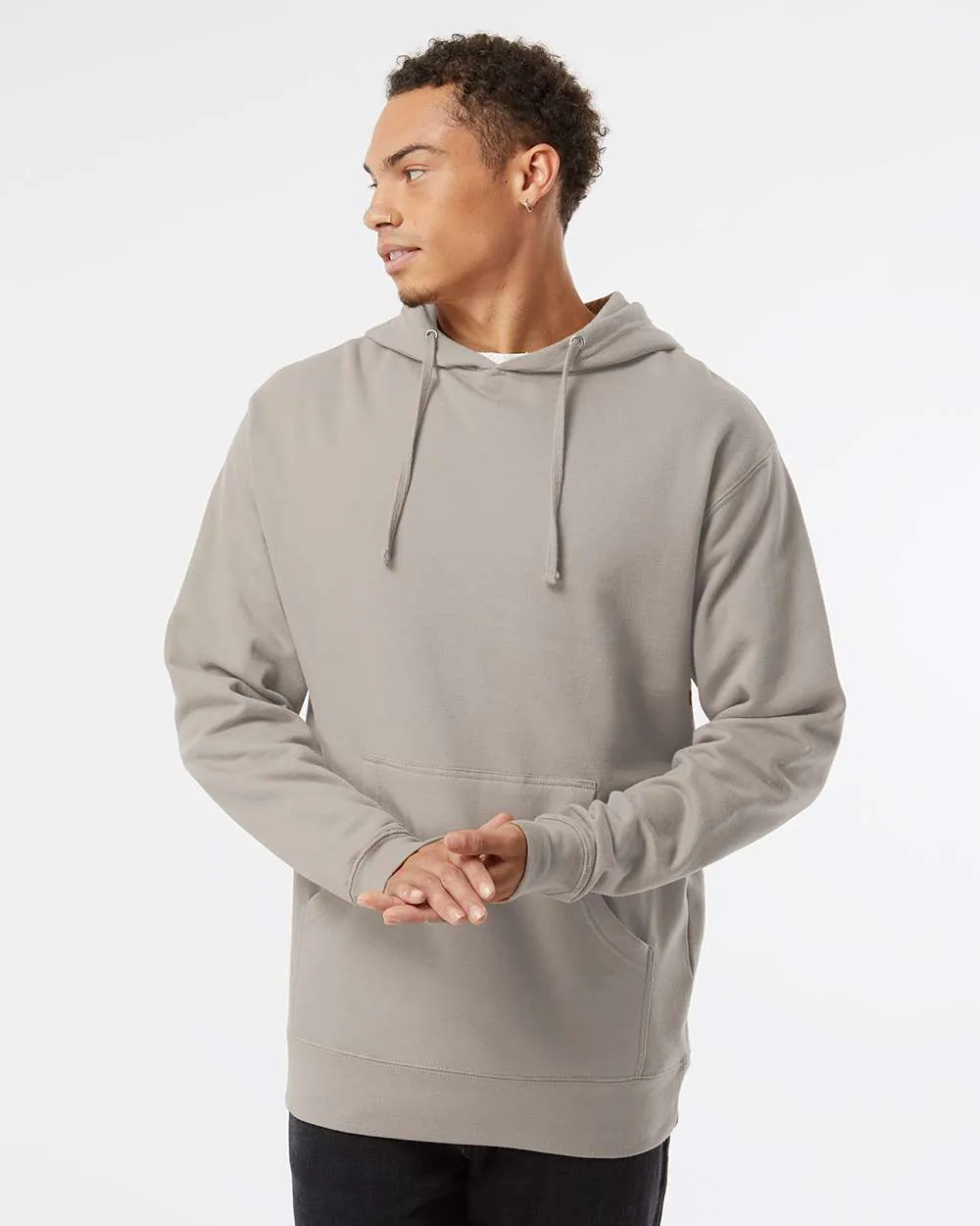 Independent Trading Midweight Hooded Sweatshirt Cement