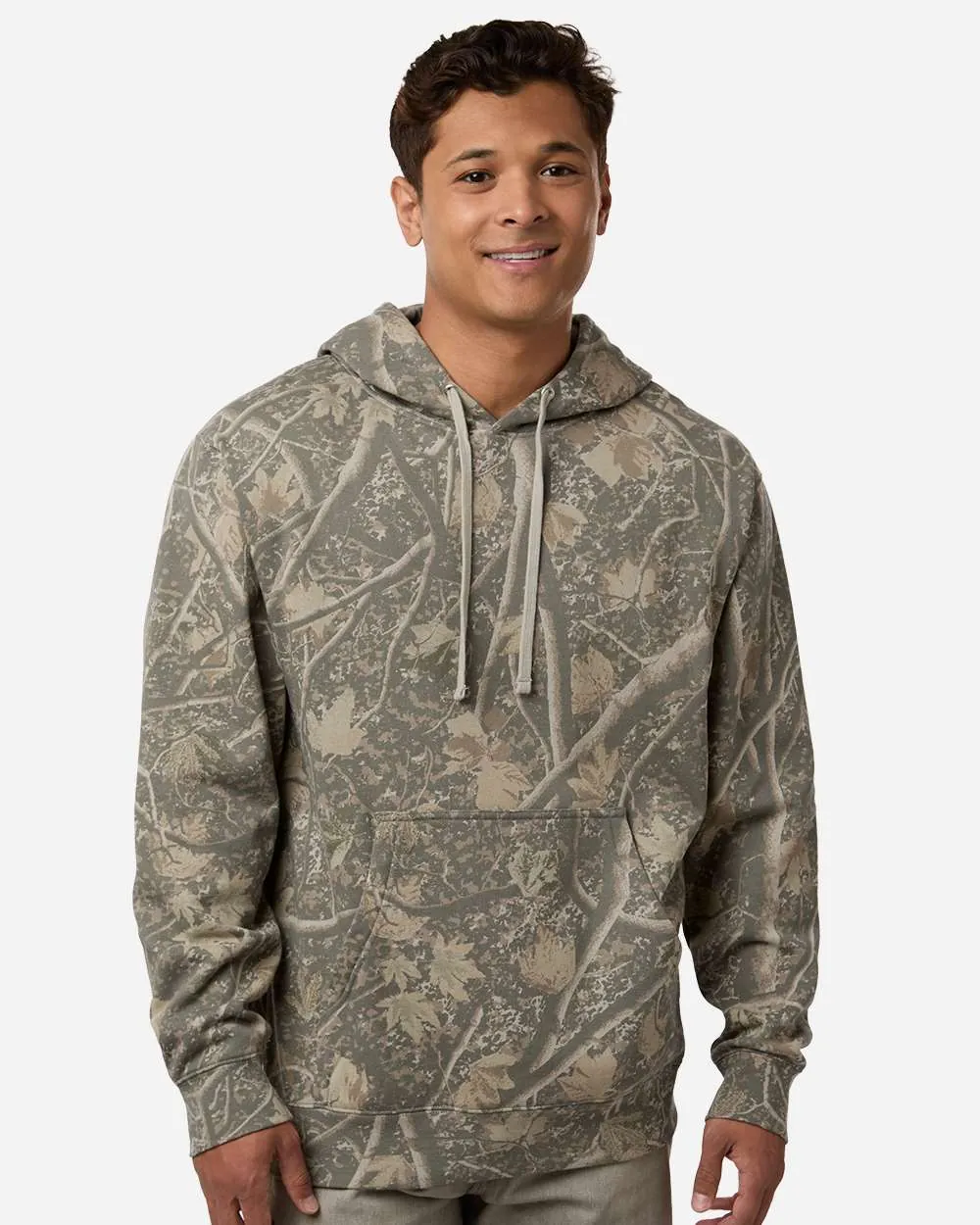 Independent Trading Midweight Hooded Sweatshirt Deadwood Tree Camo