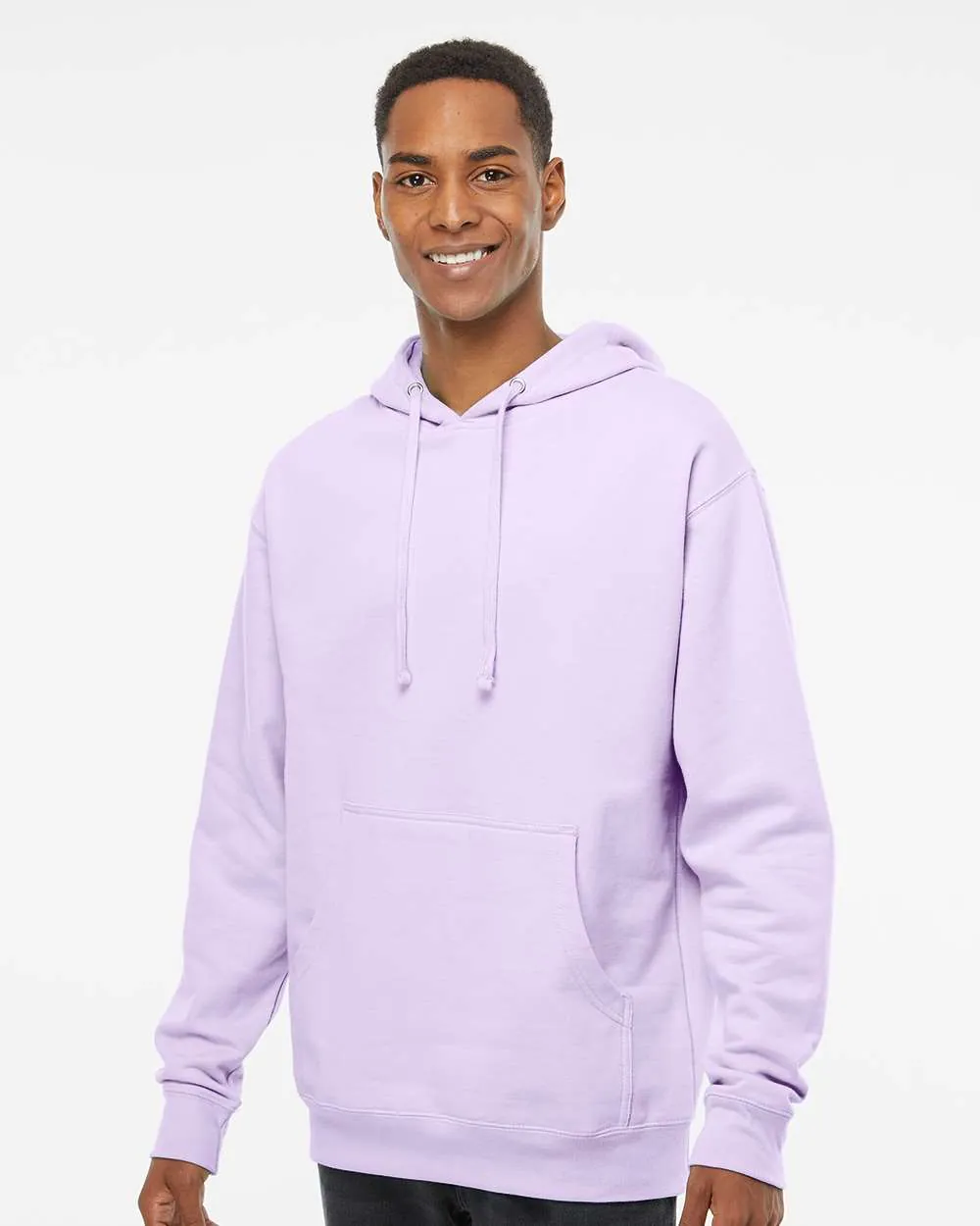 Independent Trading Midweight Hooded Sweatshirt Lavender