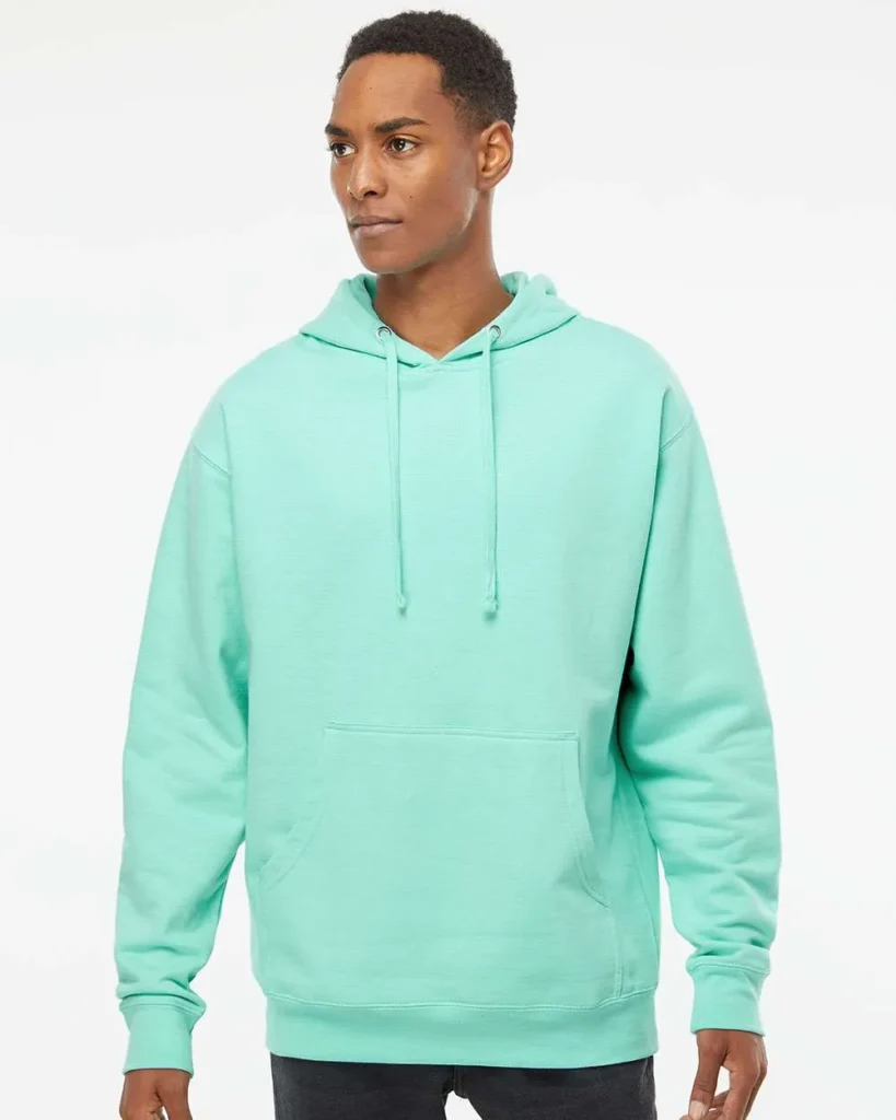 Independent Trading Midweight Hooded Sweatshirt Mint