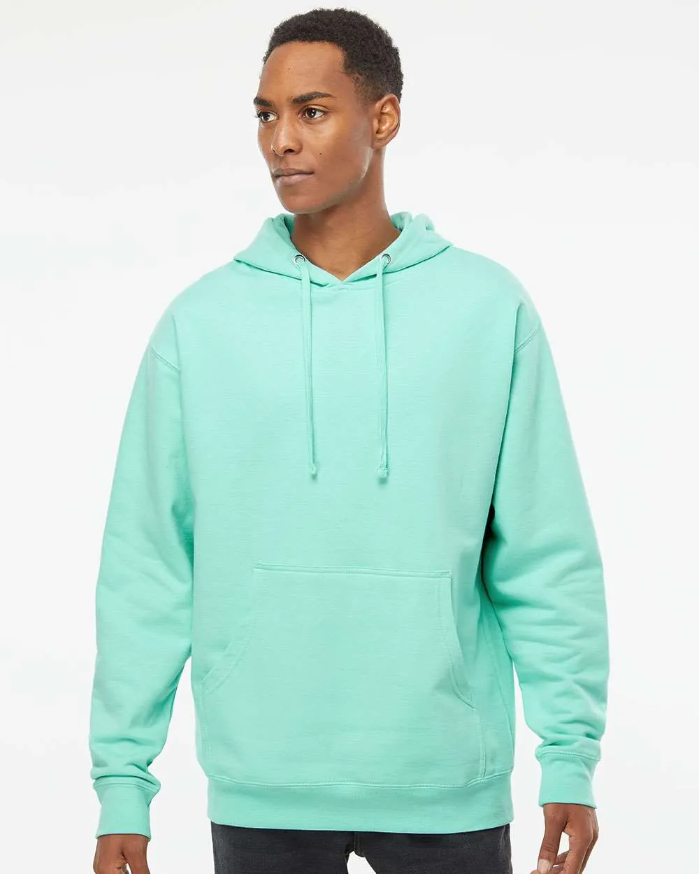 Independent Trading Midweight Hooded Sweatshirt Mint