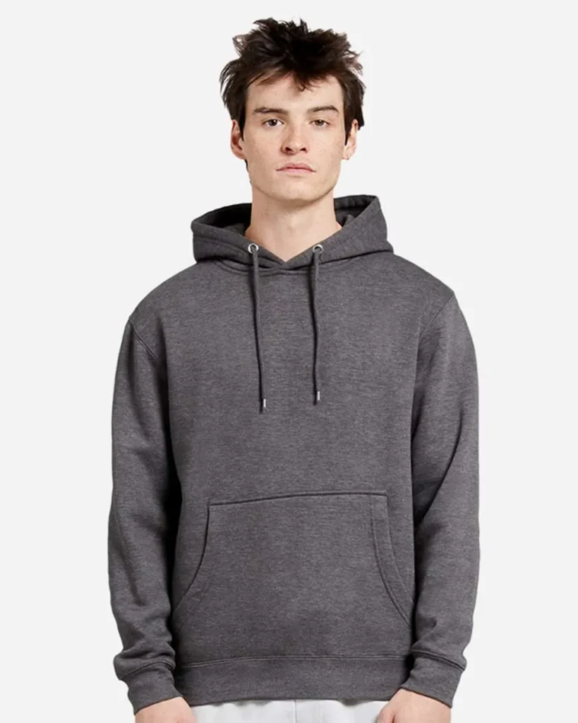 Lane Seven Premium Hoodie Sweatshirt Charcoal Heather