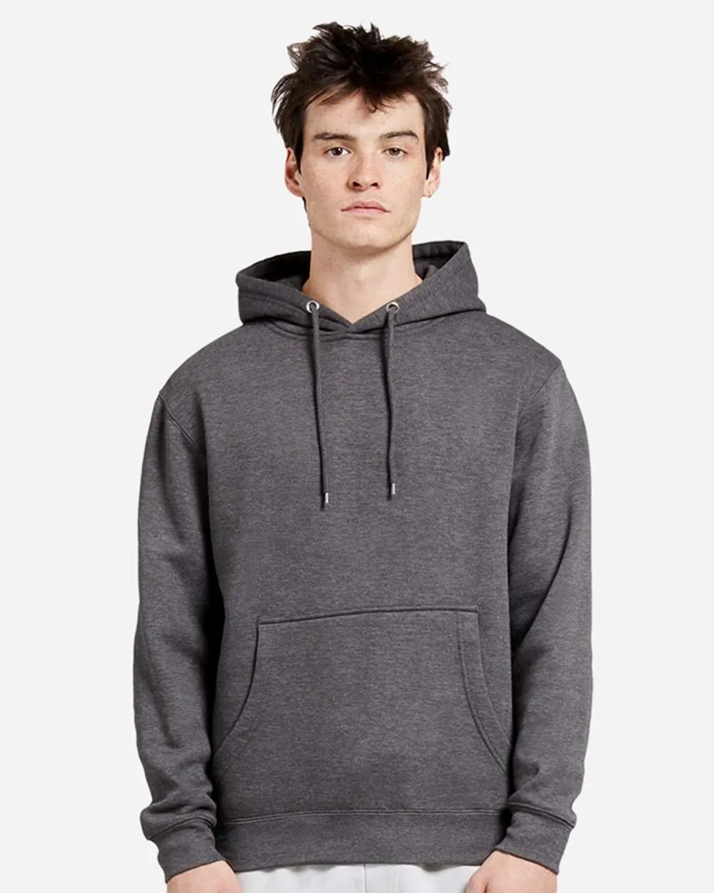 Lane Seven Premium Hoodie Sweatshirt Charcoal Heather