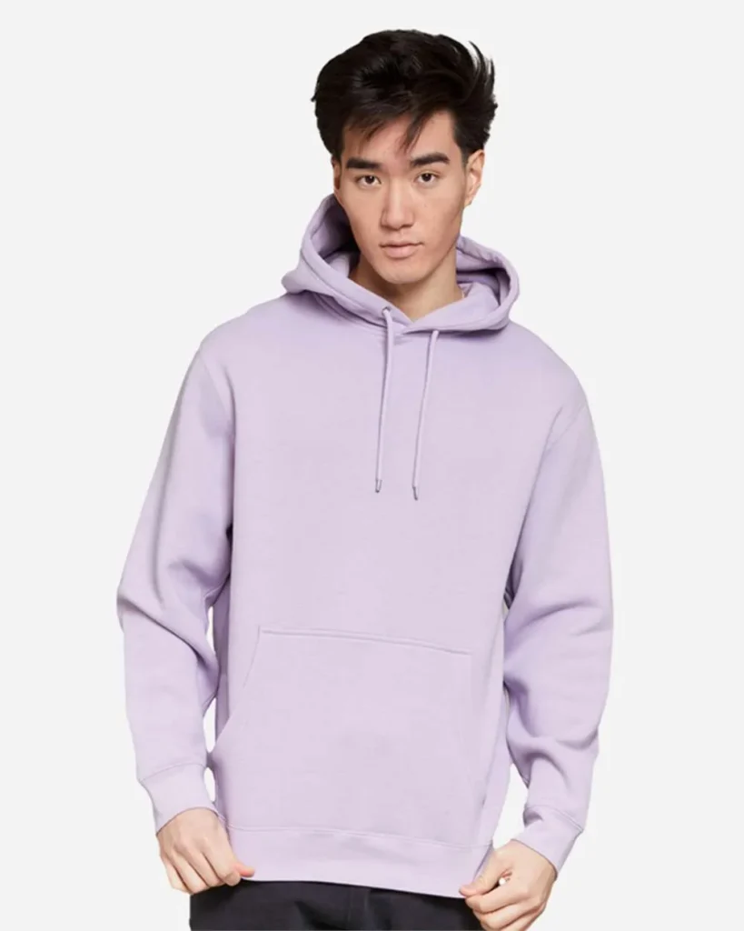 Lane Seven Premium Hoodie Sweatshirt Lilac