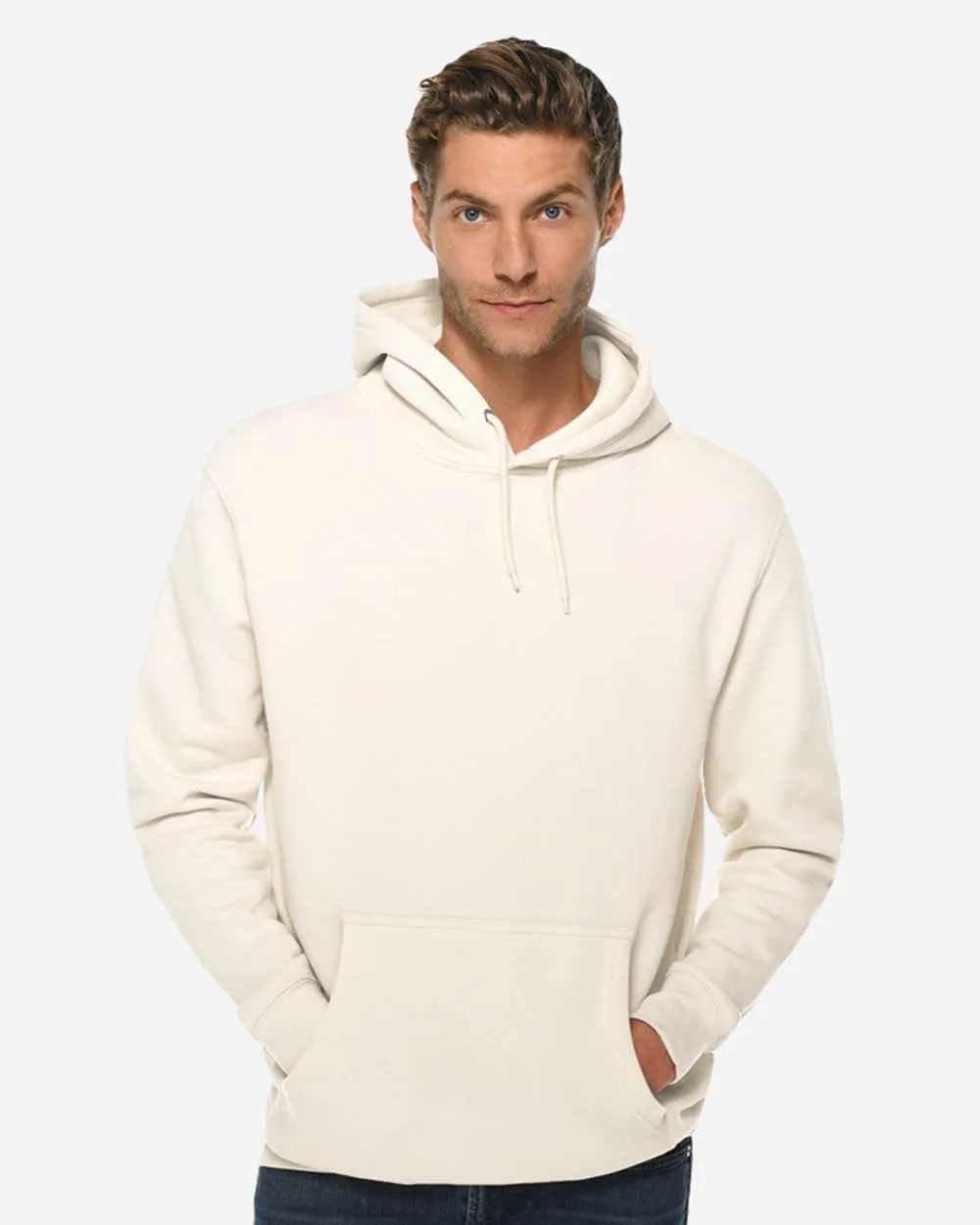 Lane Seven Premium Hoodie Sweatshirt Sand
