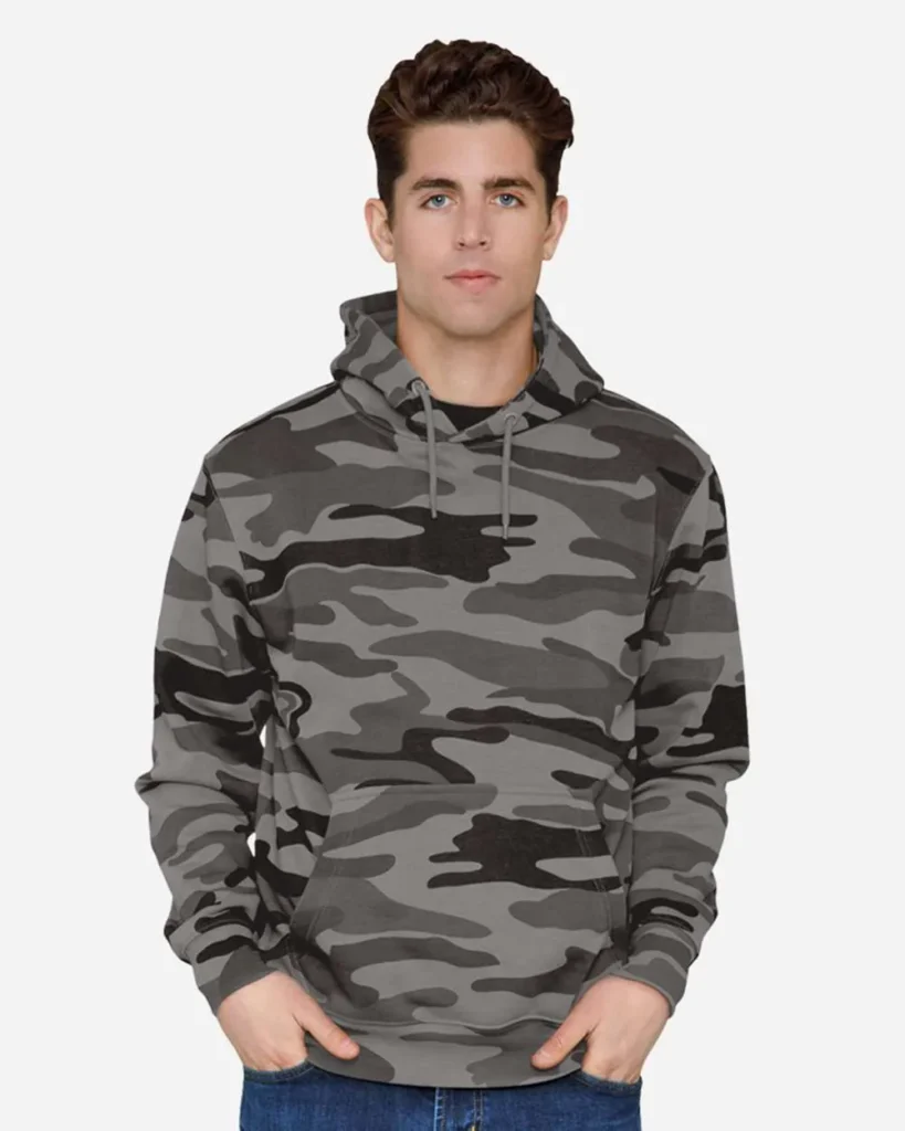 Lane Seven Premium Hoodie Sweatshirt Slate Camo