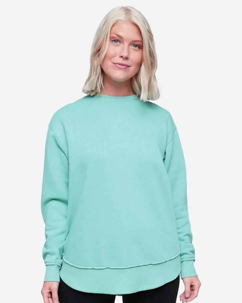 LAT Women's Weekend Crewneck Sweatshirt Chill