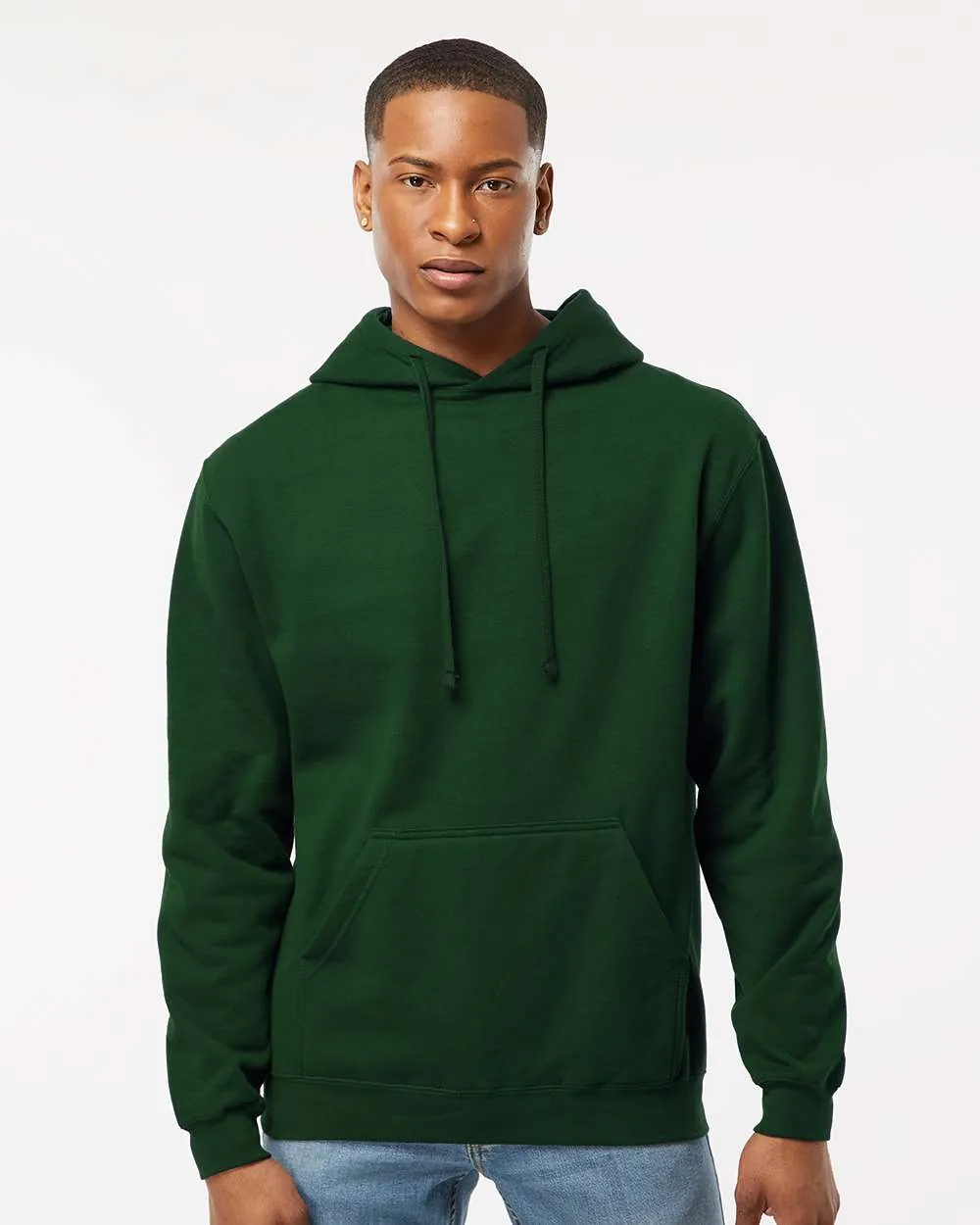 Tultex Fleece Hooded Sweatshirt Forest