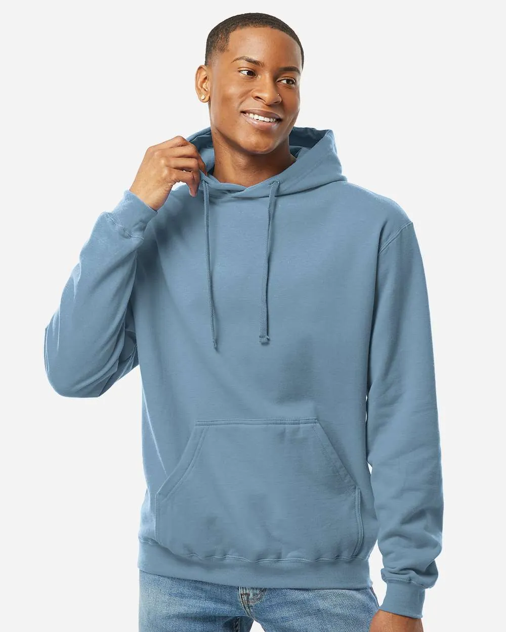 Tultex Fleece Hooded Sweatshirt Light Slate