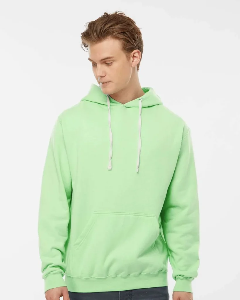 Tultex Fleece Hooded Sweatshirt Neo Mint