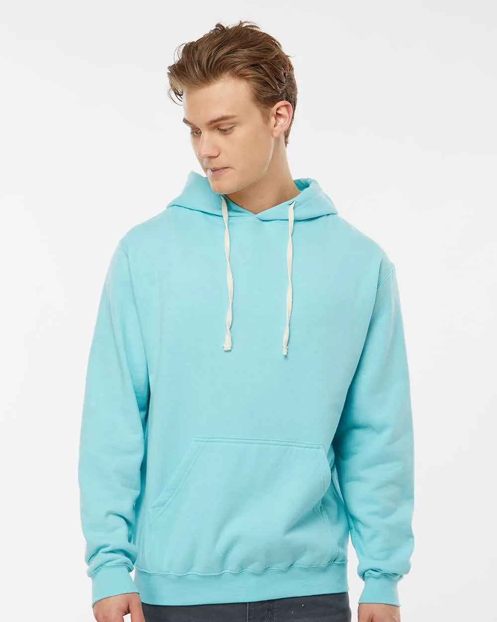 Tultex Fleece Hooded Sweatshirt Purist Blue