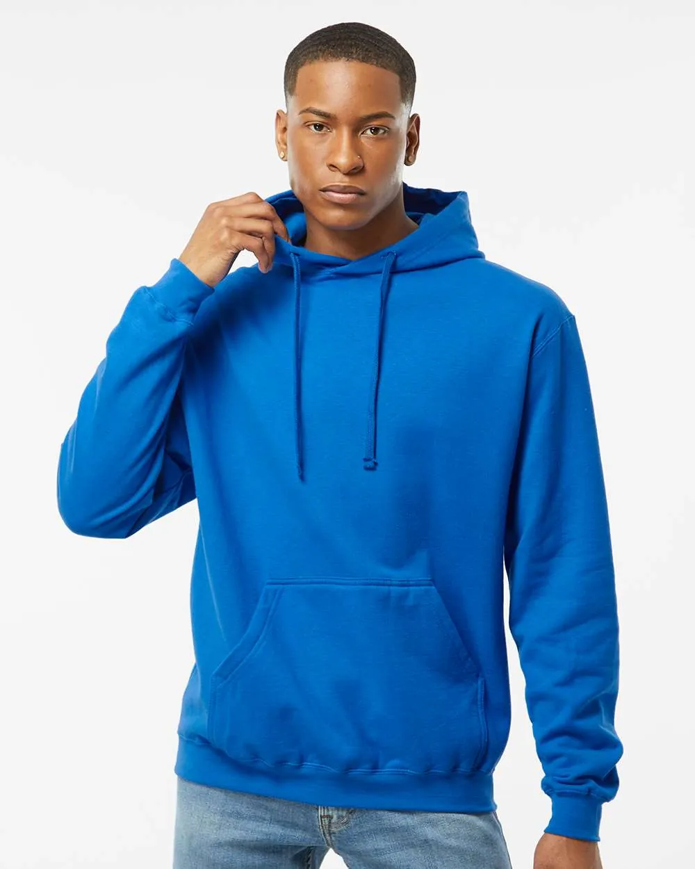 Tultex Fleece Hooded Sweatshirt Royal