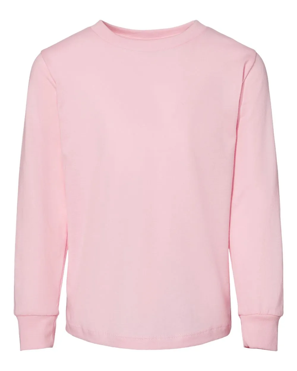 Bella + Canvas Toddler Jersey Long Sleeve Pink