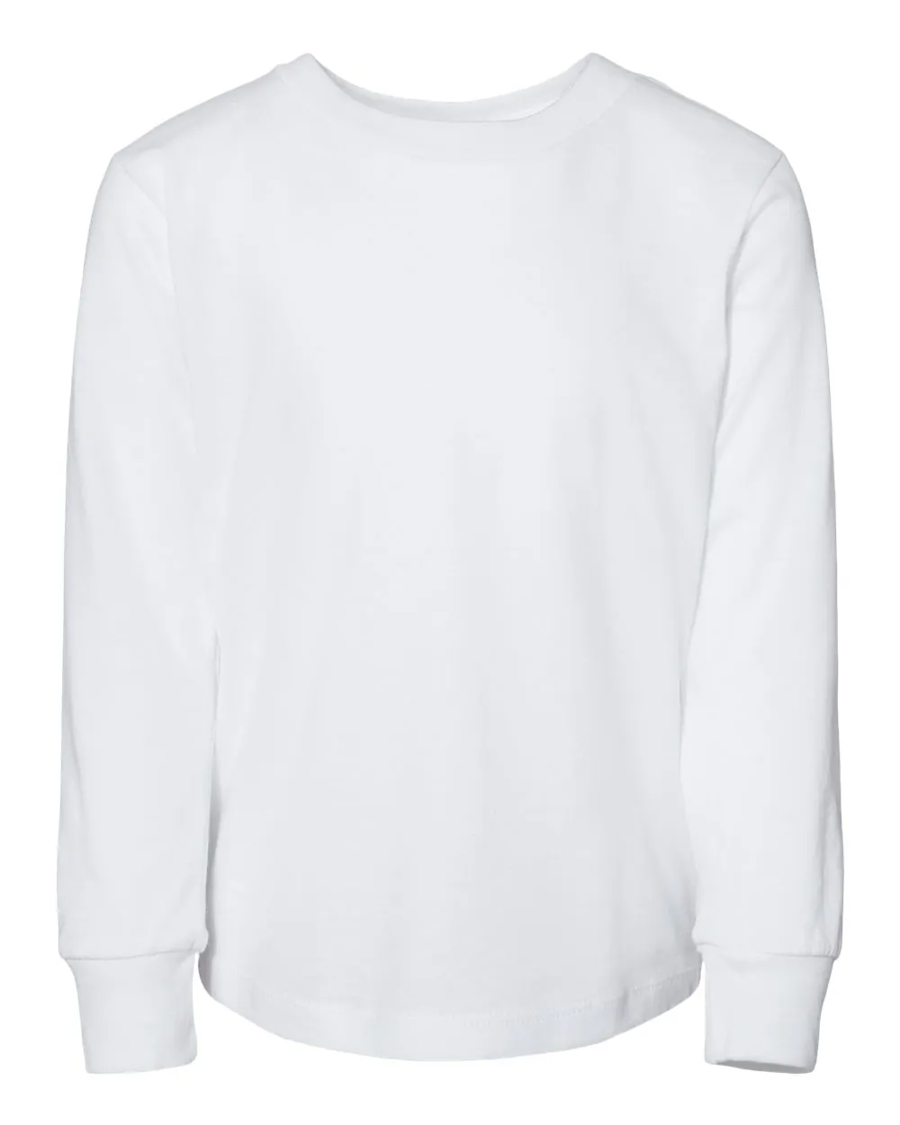 Bella + Canvas Toddler Jersey Long Sleeve White
