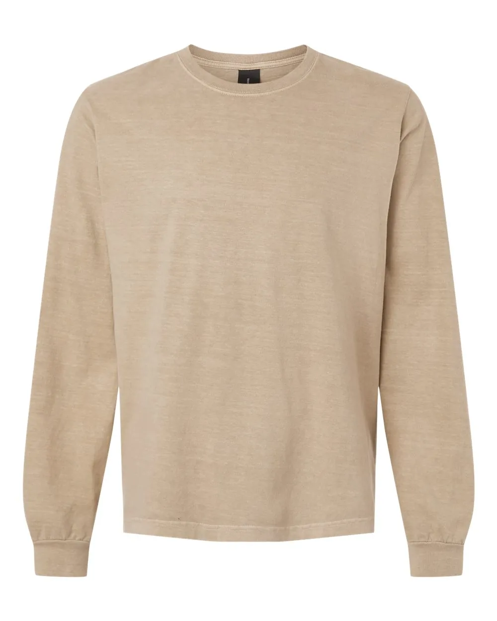 Bella+Canvas Garment-Dyed Long Sleeve Khaki