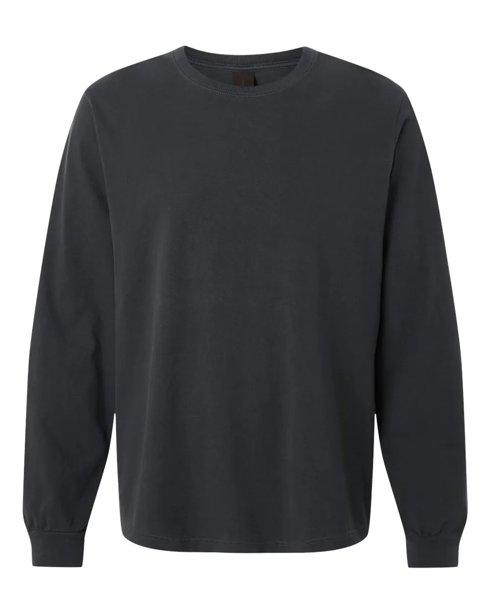 Bella+Canvas Garment-Dyed Long Sleeve Washed Black
